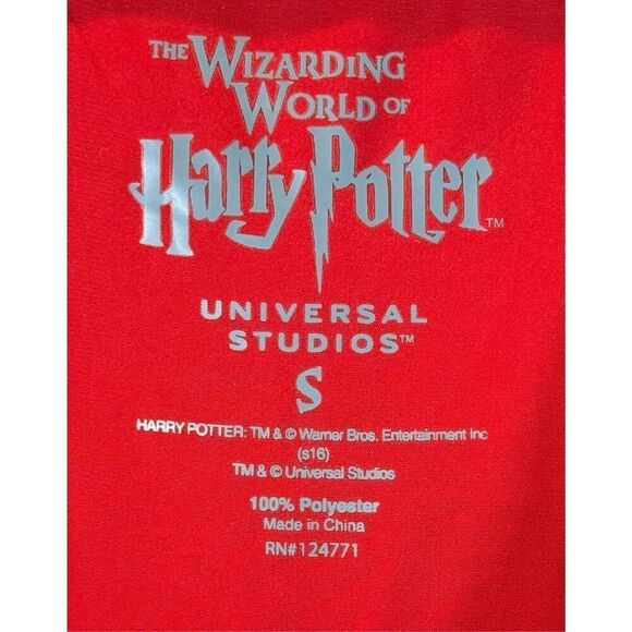 NWOT Universal Studios Wizarding World of Harry Potter Gryffindor Windbreaker S - Picture 6 of 10